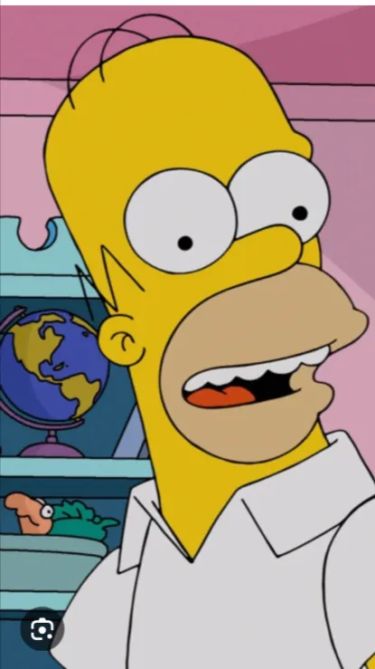ai character: Homer Simpson  background