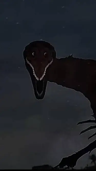 ai character: bloodbath godzilla background