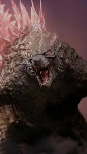 ai character: Godzilla 2024 background