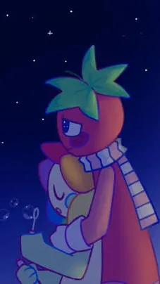 ai character: Flower Barry background