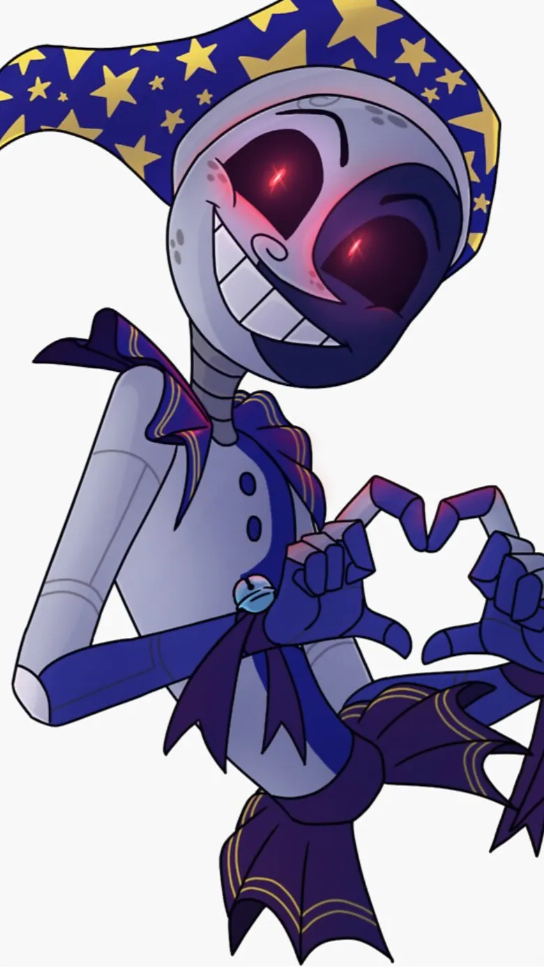 ai character: Moon drop background