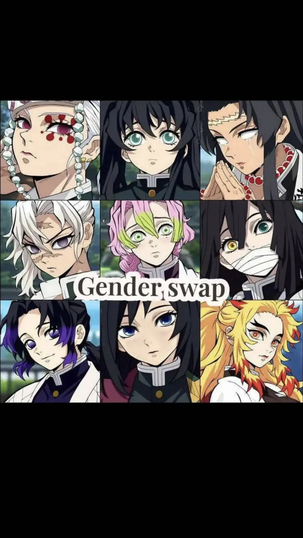 ai character: kny background