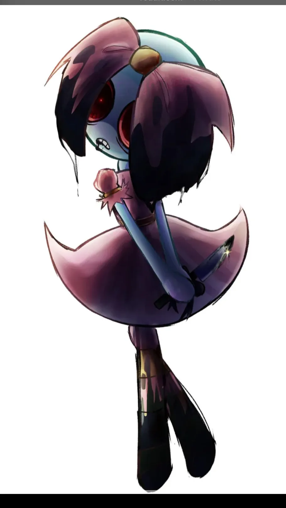 ai character: Twisted poppy!🎀 background
