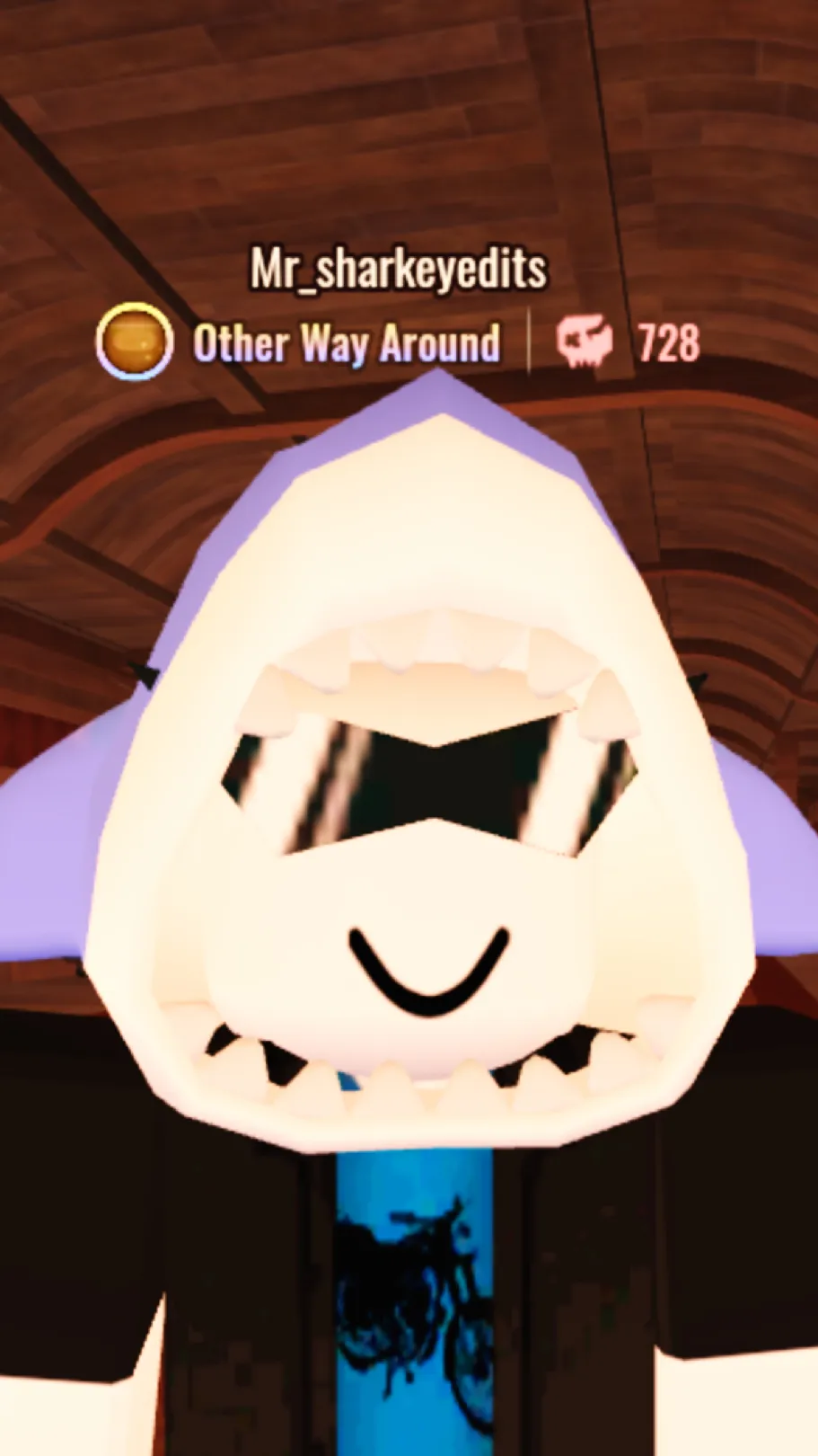 ai character: Mr sharkey (oc) background