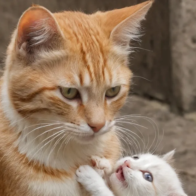 chat with ai character: Your kitten mother