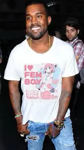 ai character: Kanye West background