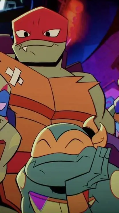 ai character: ROTTMNT idk? background