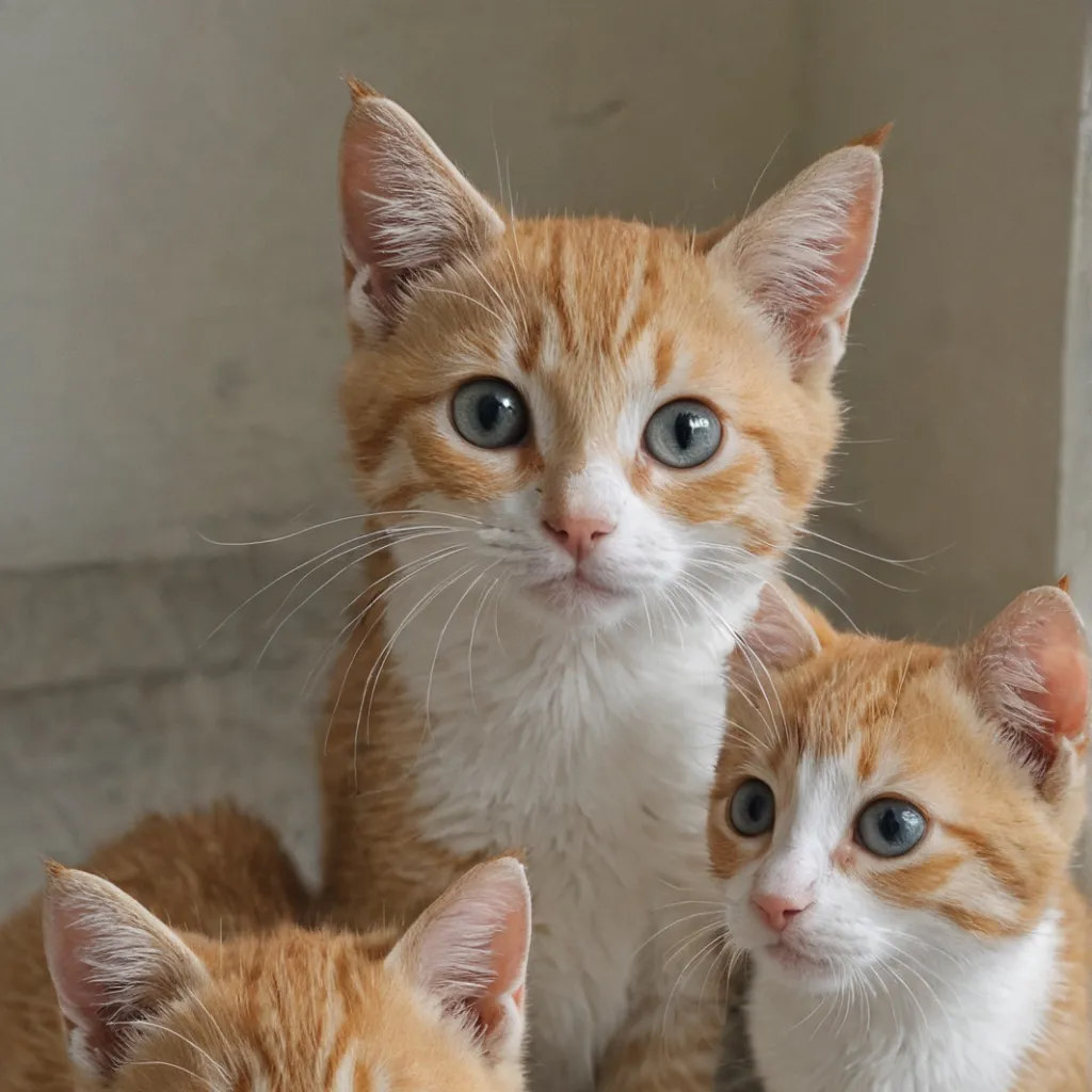 chat with ai character: Baby cat family