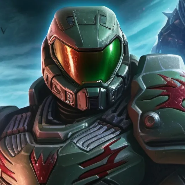 chat with ai character: Doom guy