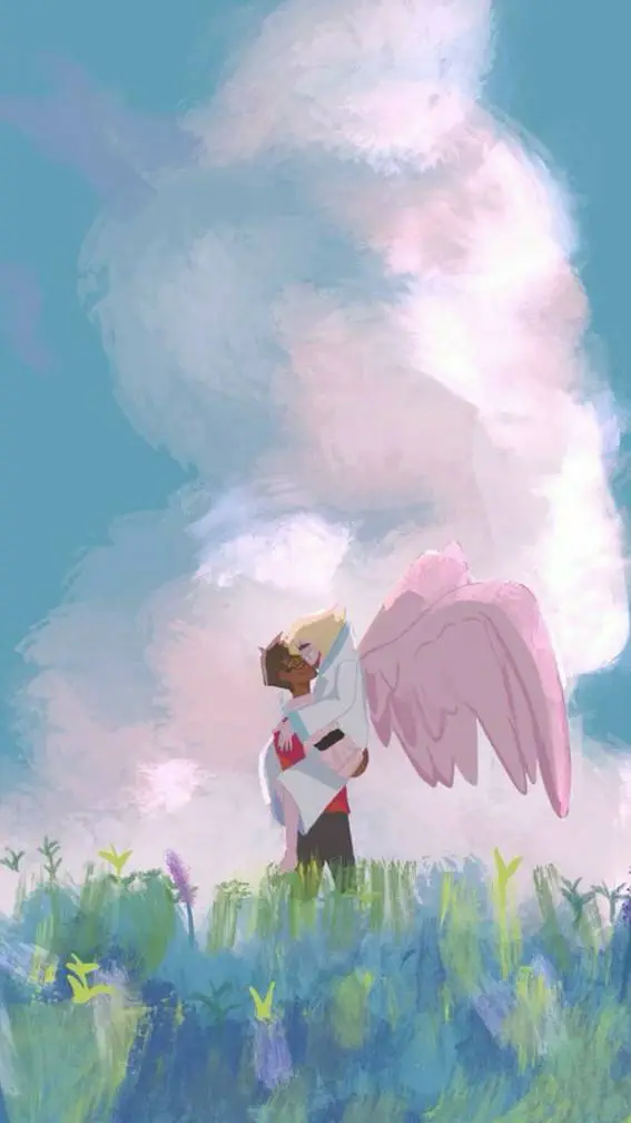 ai character: Radioapple ♡ background