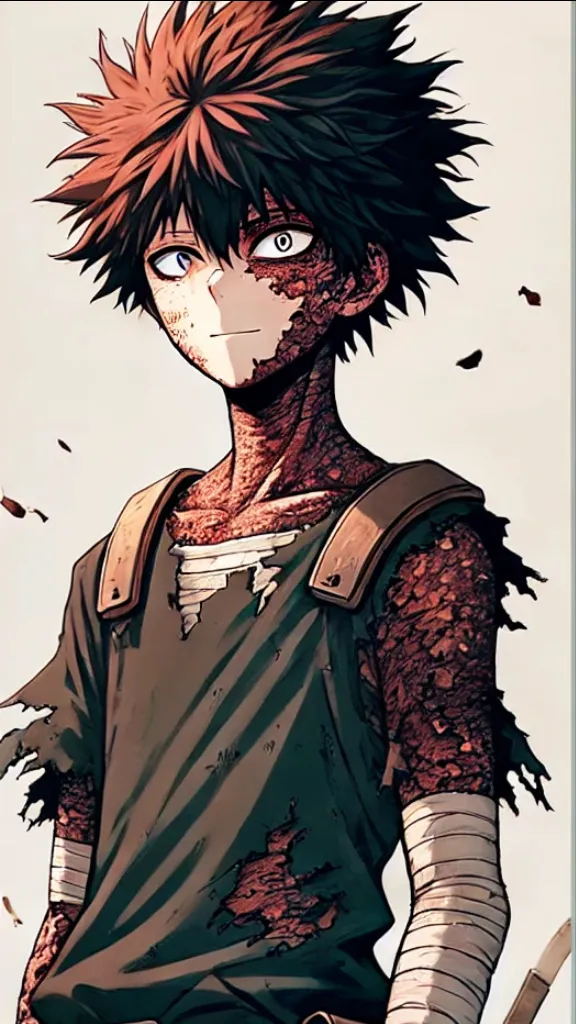 ai character: Frisk Todoroki background