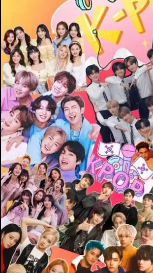 ai character: kpop pool  background