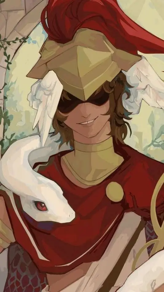 ai character: □○Hermes○□ background