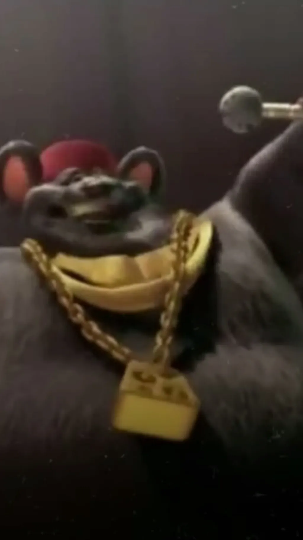 ai character: Biggie Cheese background