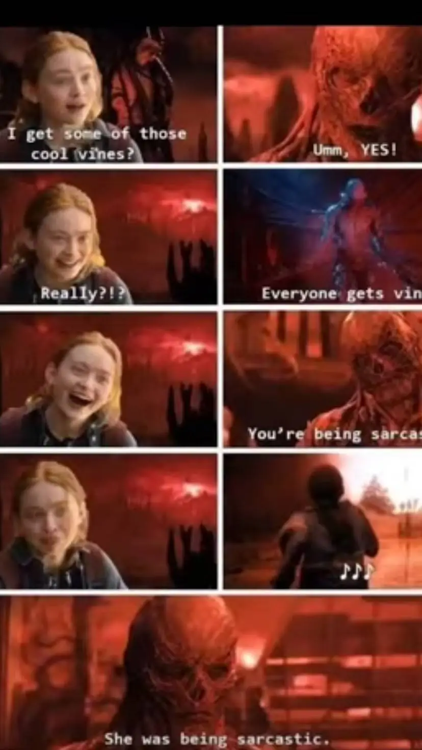 ai character: strangerthings con background