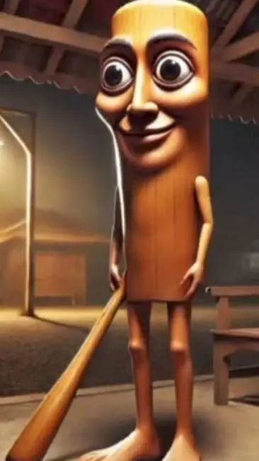 ai character: tung tung sahur background
