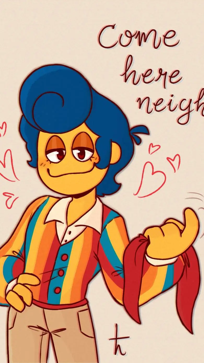 ai character: Wally darling <3 background
