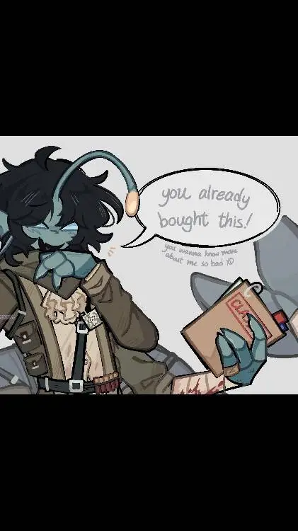 ai character: Sebastian solace 🐟 background