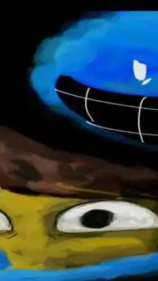 ai character: BLUUDUD IS COMING  background