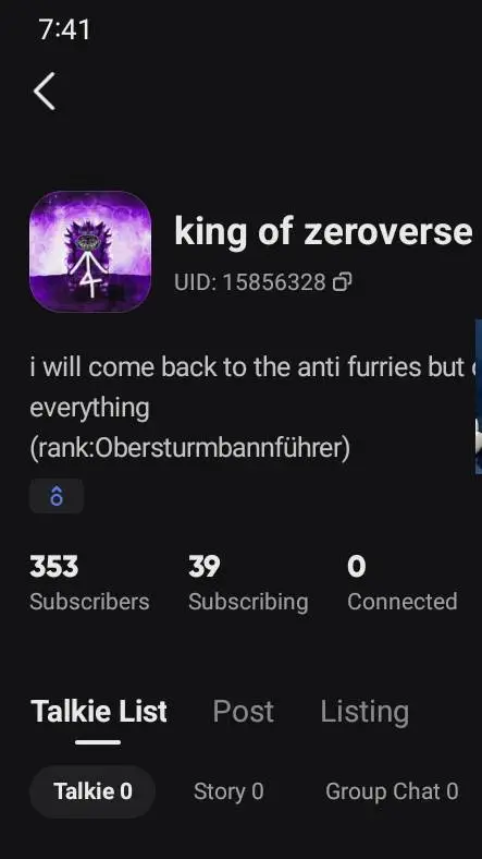 ai character: king of zeroverse background