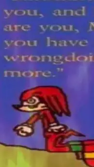 ai character: knuckles  background