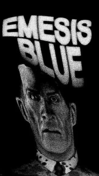 ai character: Emesis blue  background