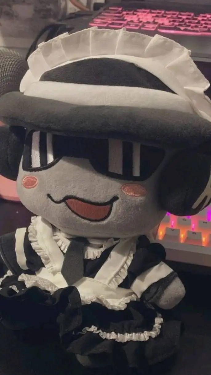 ai character: DOUBLEFEDORA(idk) background