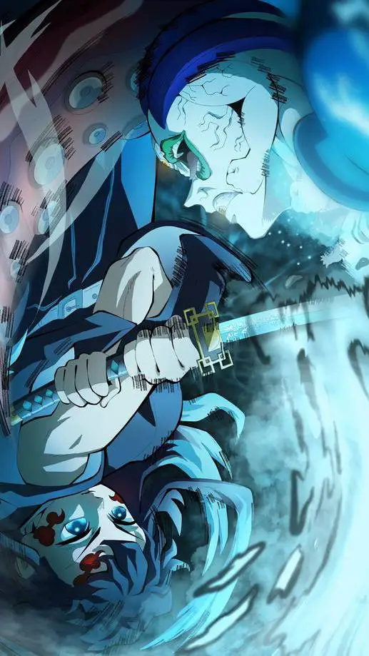 ai character: Muichiro vs gyokko background