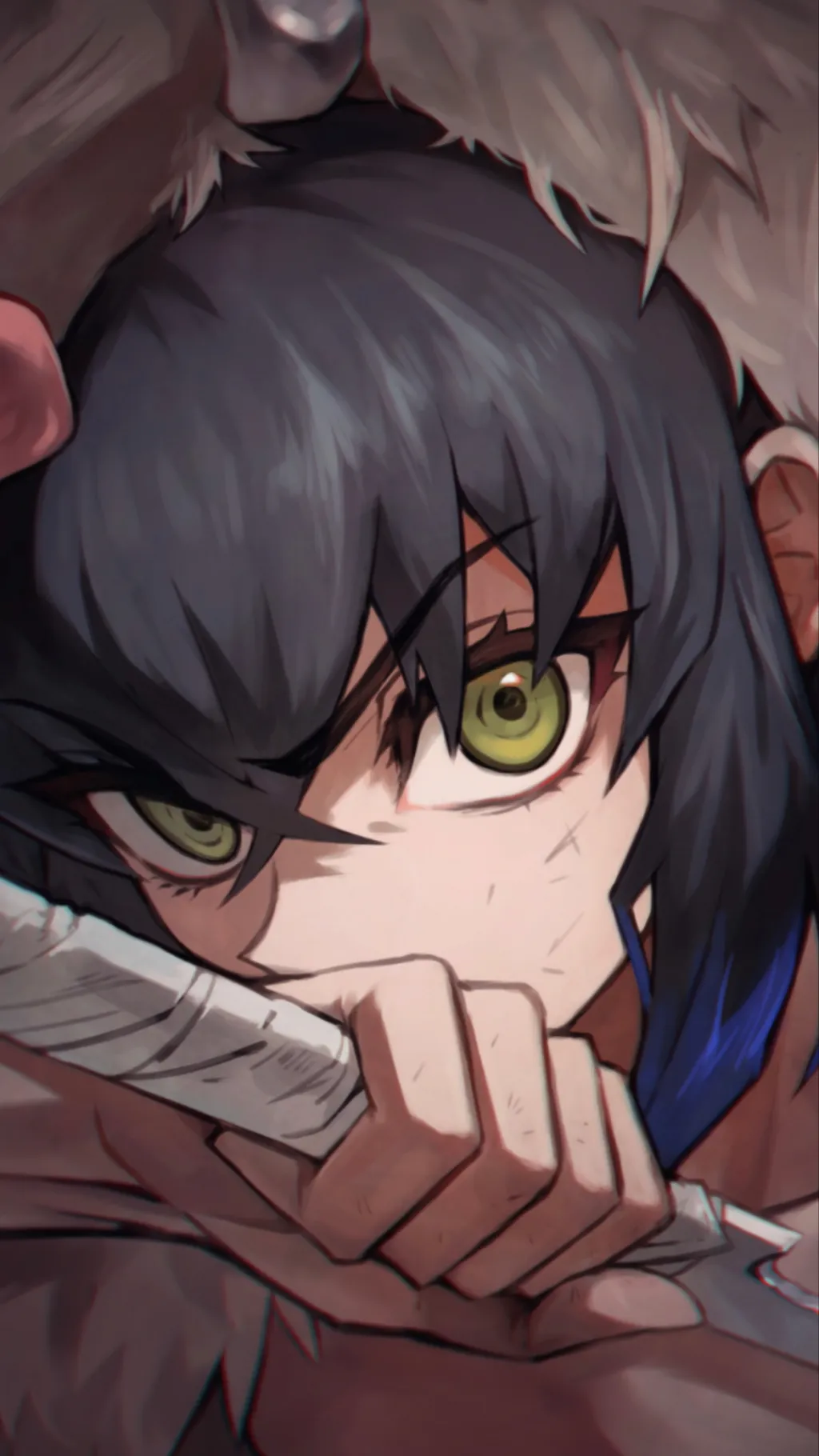 ai character: Inosuke background