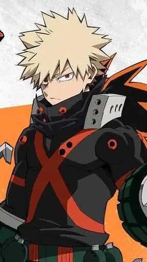 ai character: 🔥💣Katsuki Bakugo💣🔥 background