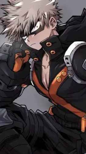 ai character: Katsuki Bakugo background