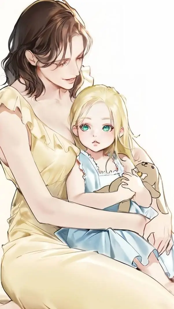 ai character: Ava and ruby background