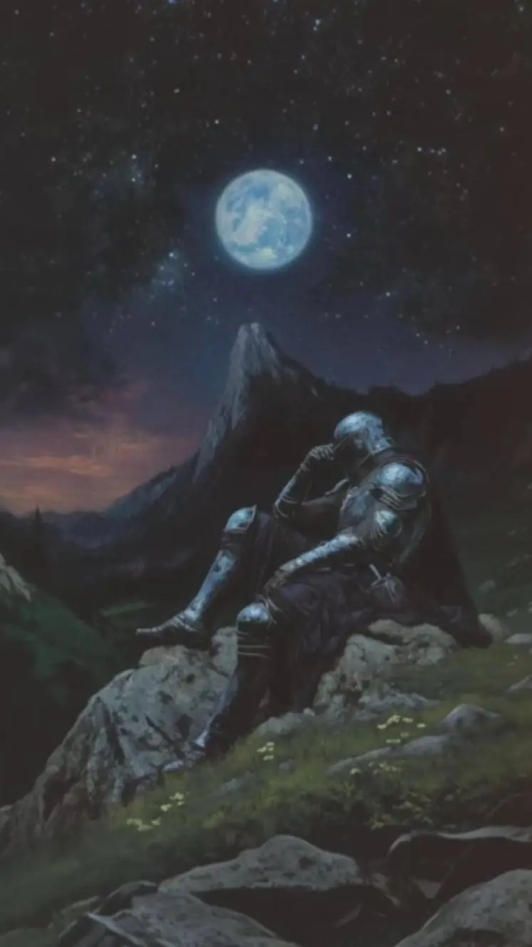 ai character: Dark fantasy.  background