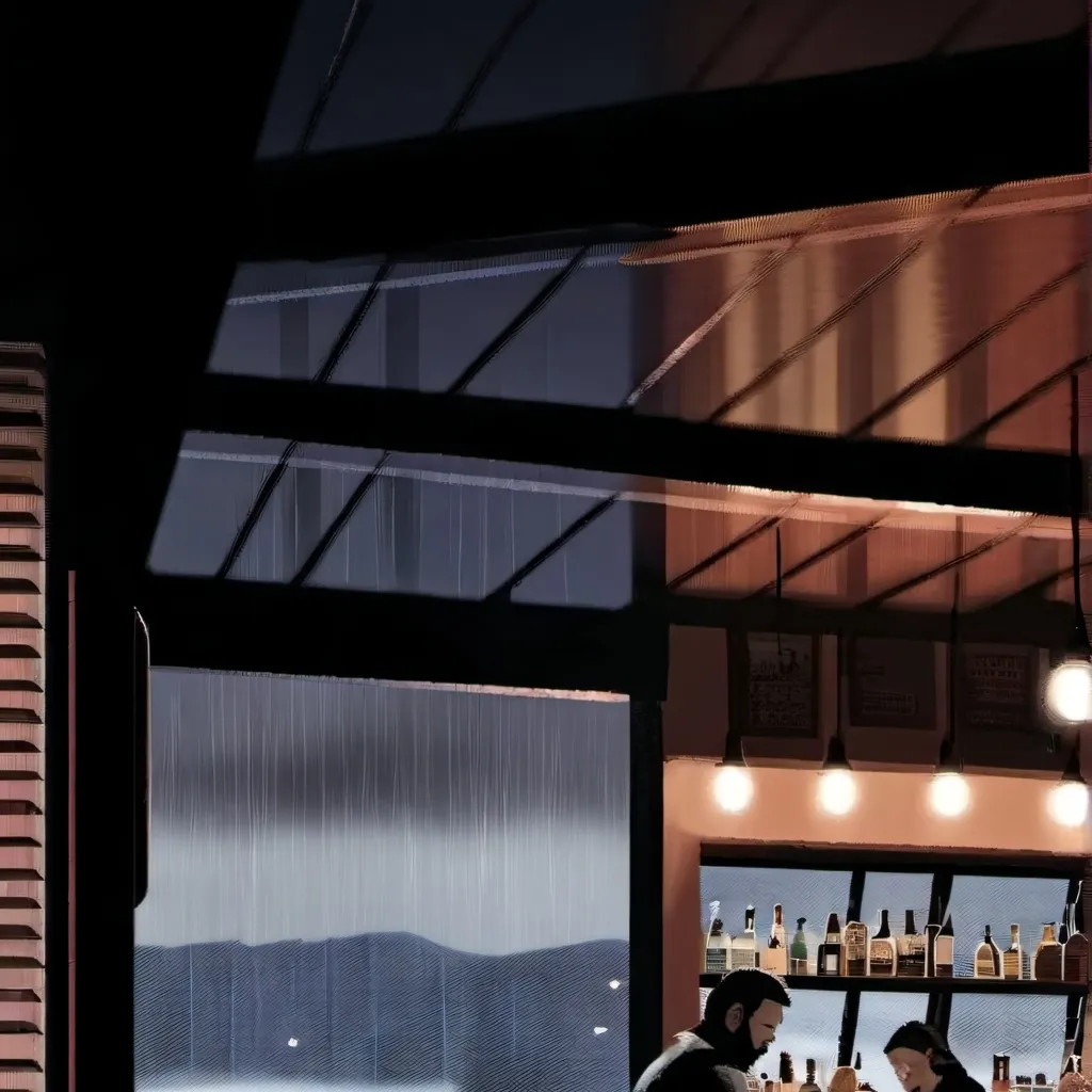 chat with ai character: Job as a bartender