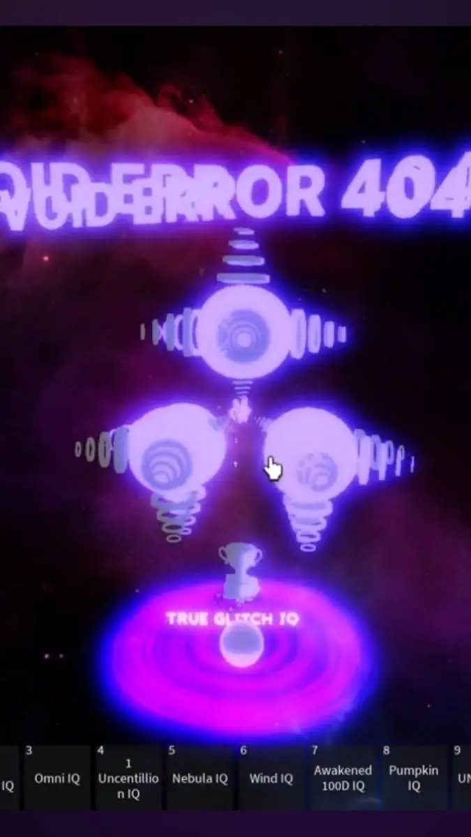 ai character: IQ VOID ERROR 404 background