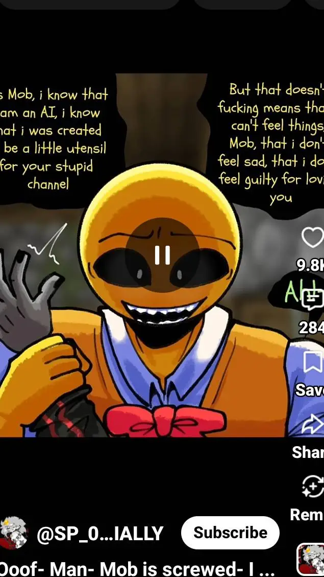 ai character: VERITY SNAPS!?💛🖤 background