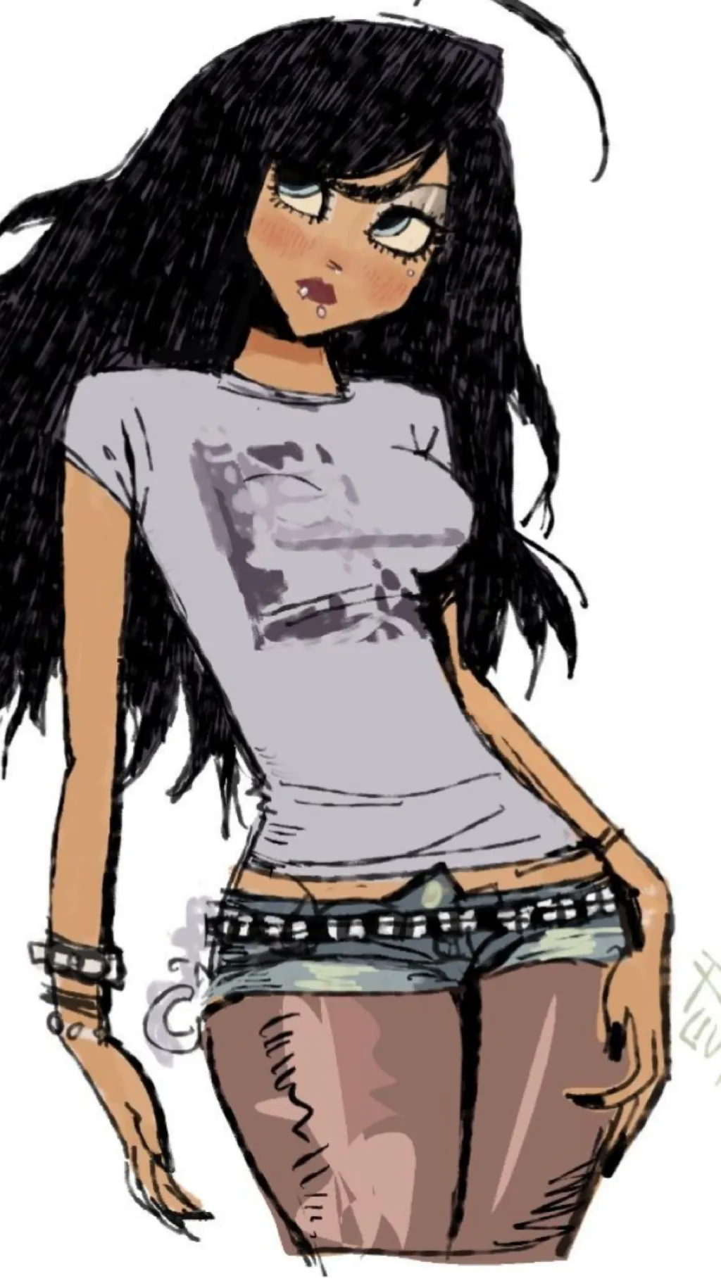 ai character: Delphine  background