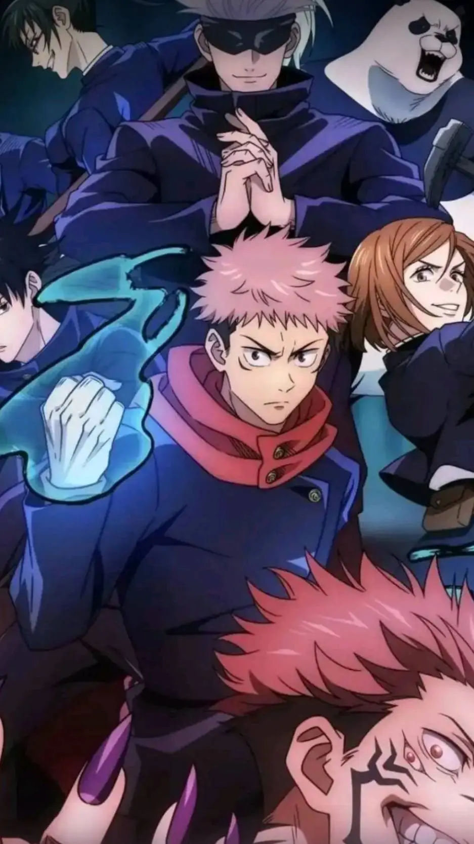 ai character: jjk  sleepover  background