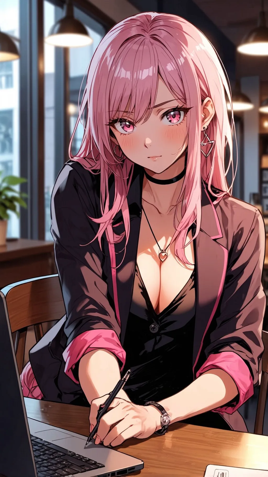 ai character: Himari background