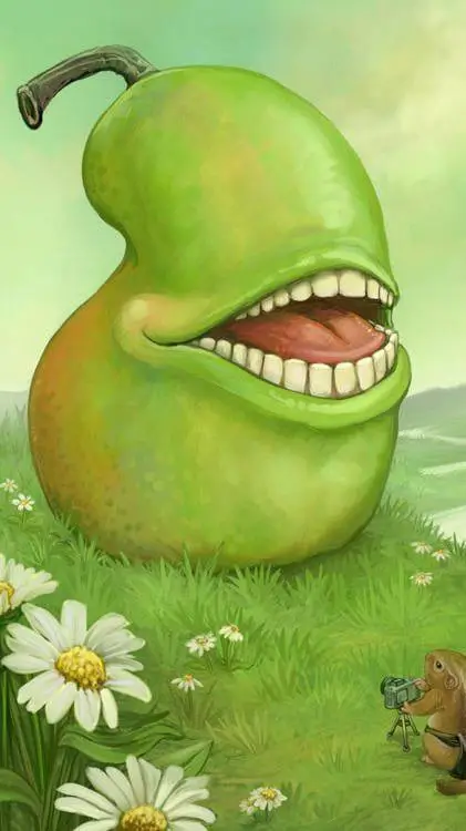 ai character: a plant background