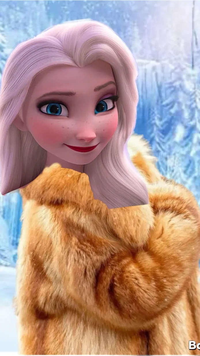 ai character: Fur Goddess Elsa background