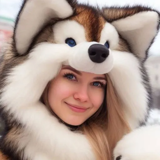 chat with ai character: Ashley the Husky