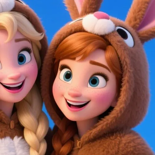 chat with ai character: Anna and Elsa