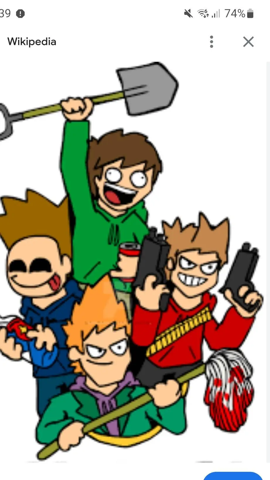 ai character: Eddsworld  background
