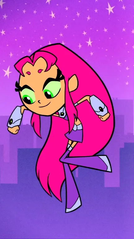 ai character: Starfire background