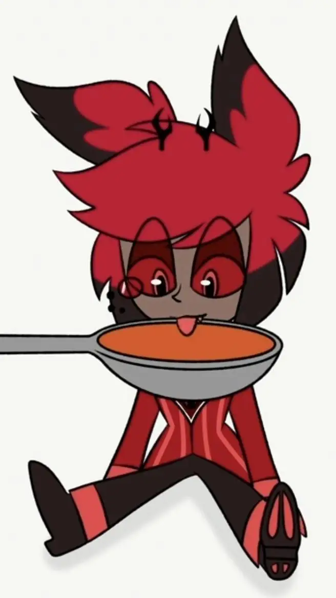 ai character: Alastor thiny  background