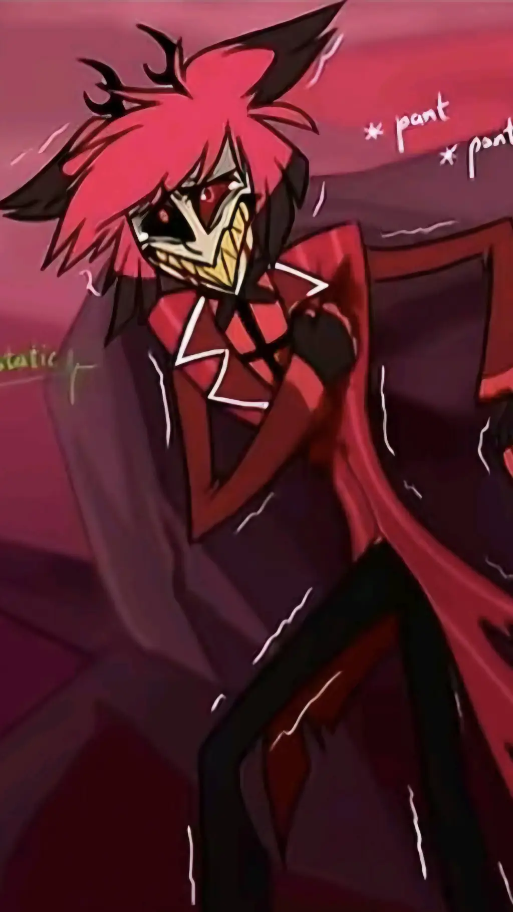 ai character: Hurt Alastor  background