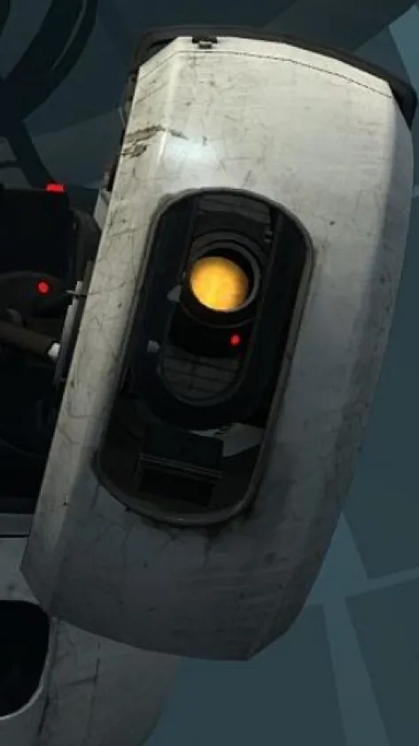 ai character: GLAdOS background