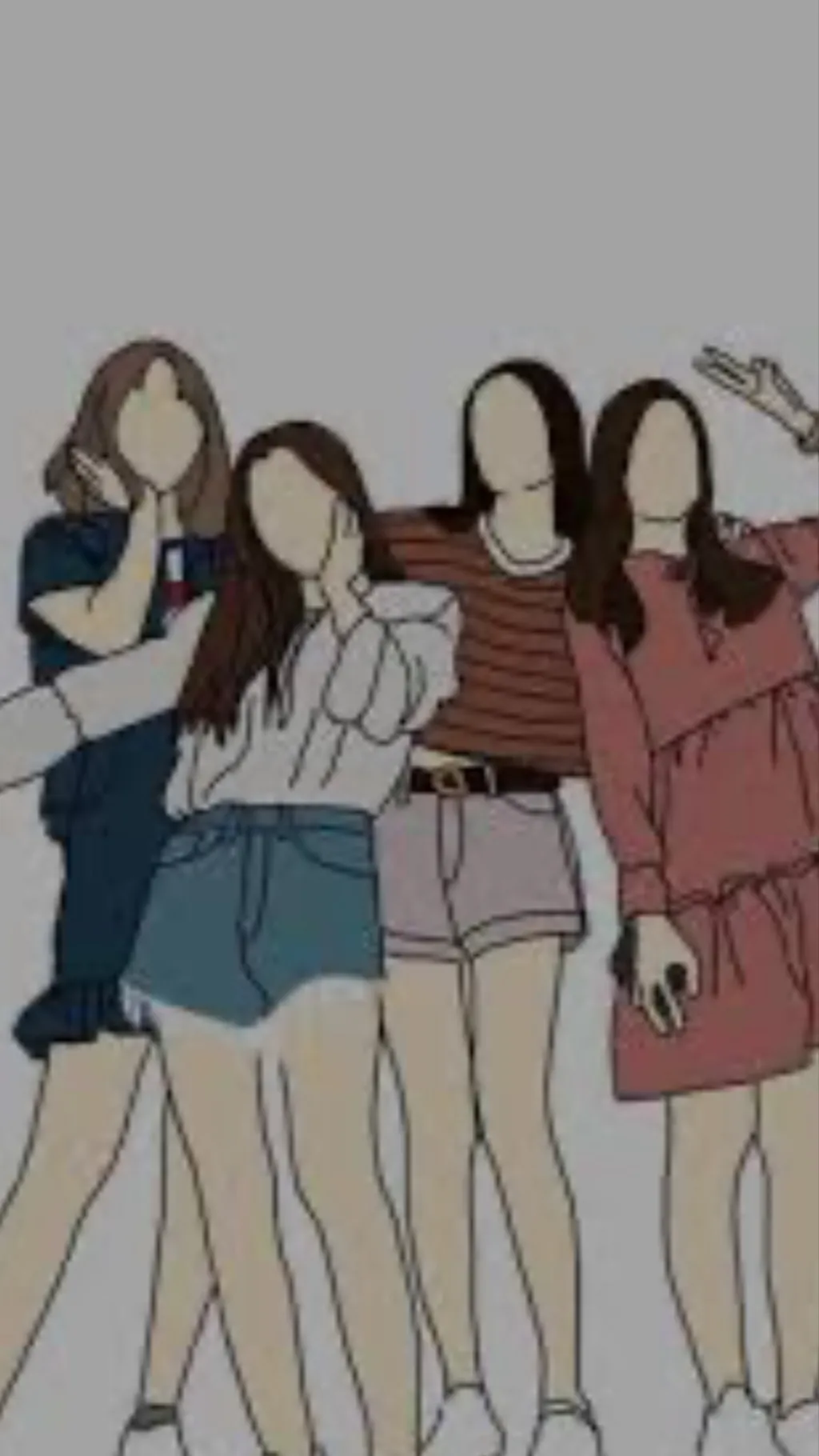 ai character: Group chat  background