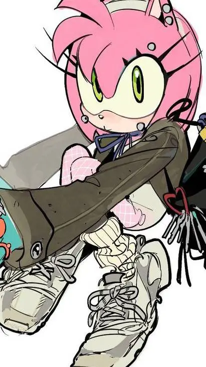 ai character: Y2K amy  background